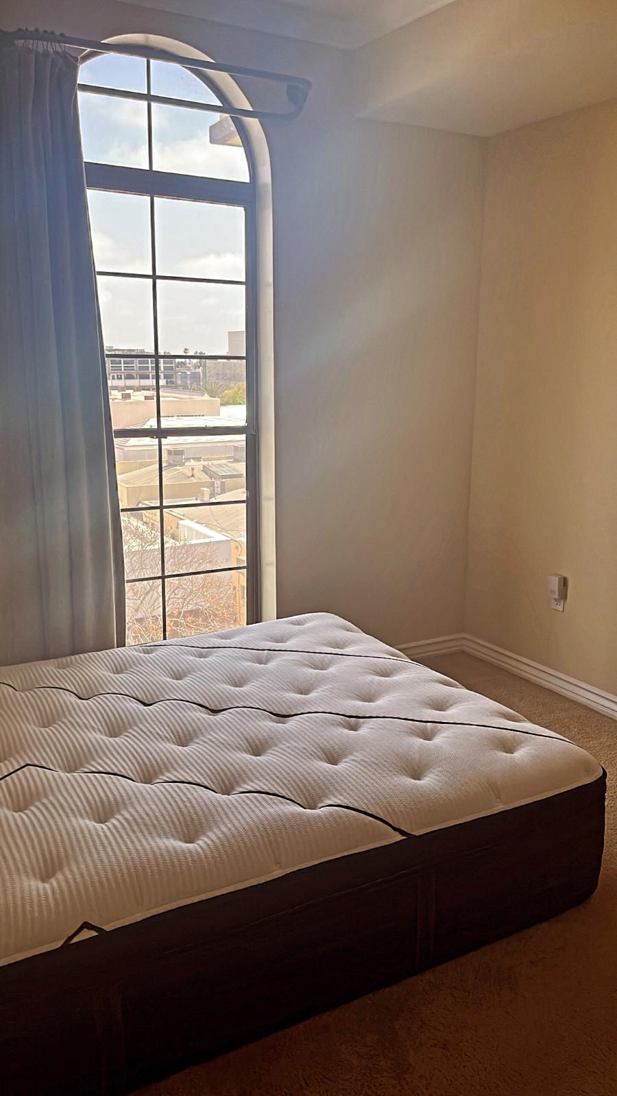 Mattress in an empty room